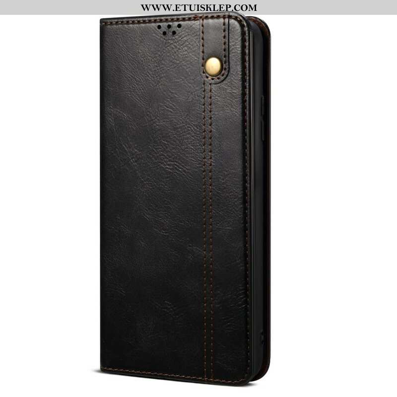 Etui Na Telefon do OnePlus Nord 2 5G Etui Folio Woskowana Sztuczna Skóra
